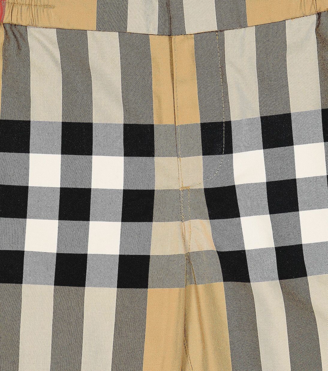 Shorts in cotone a quadri | Burberry Kids