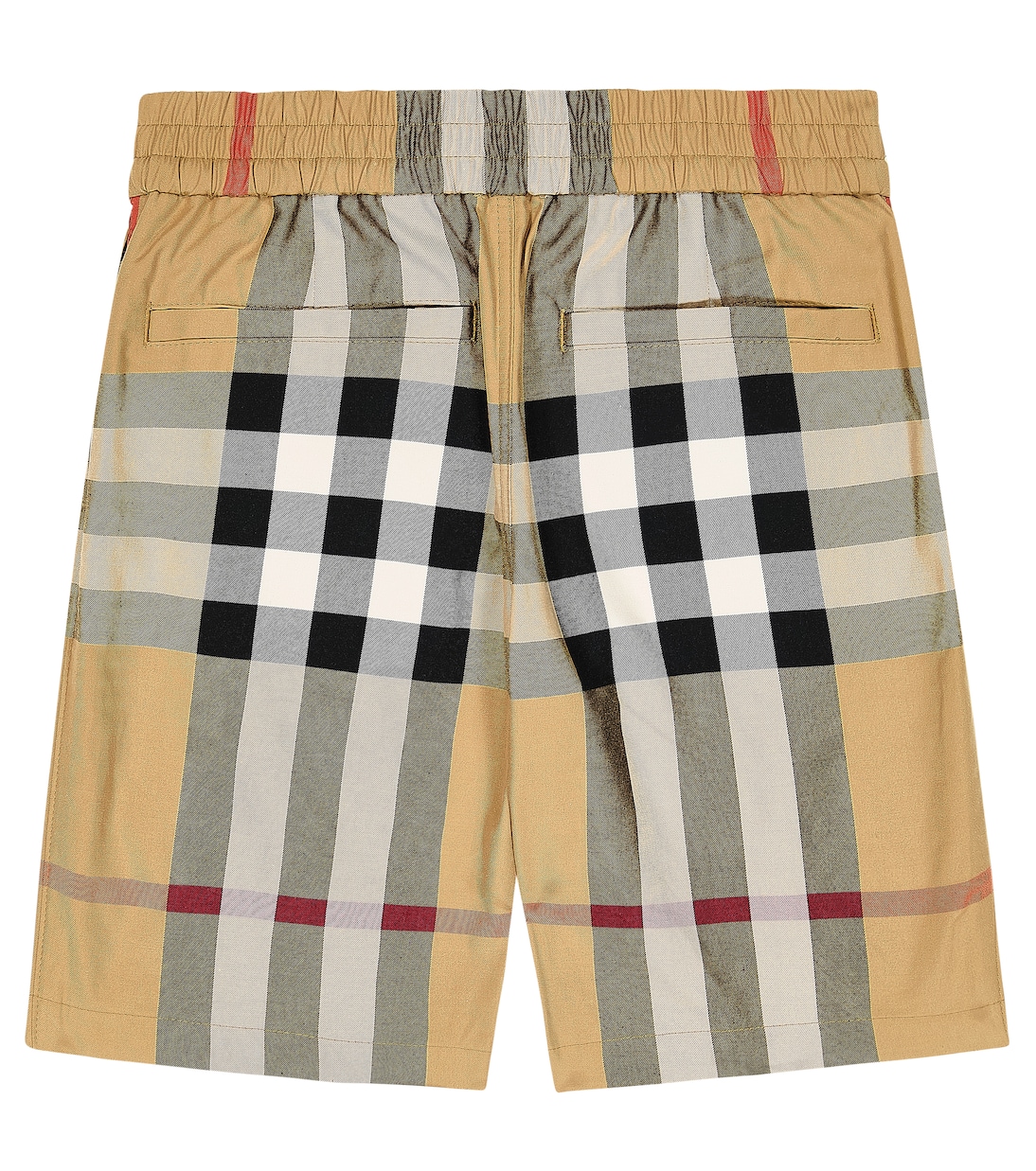 Shorts in cotone a quadri | Burberry Kids