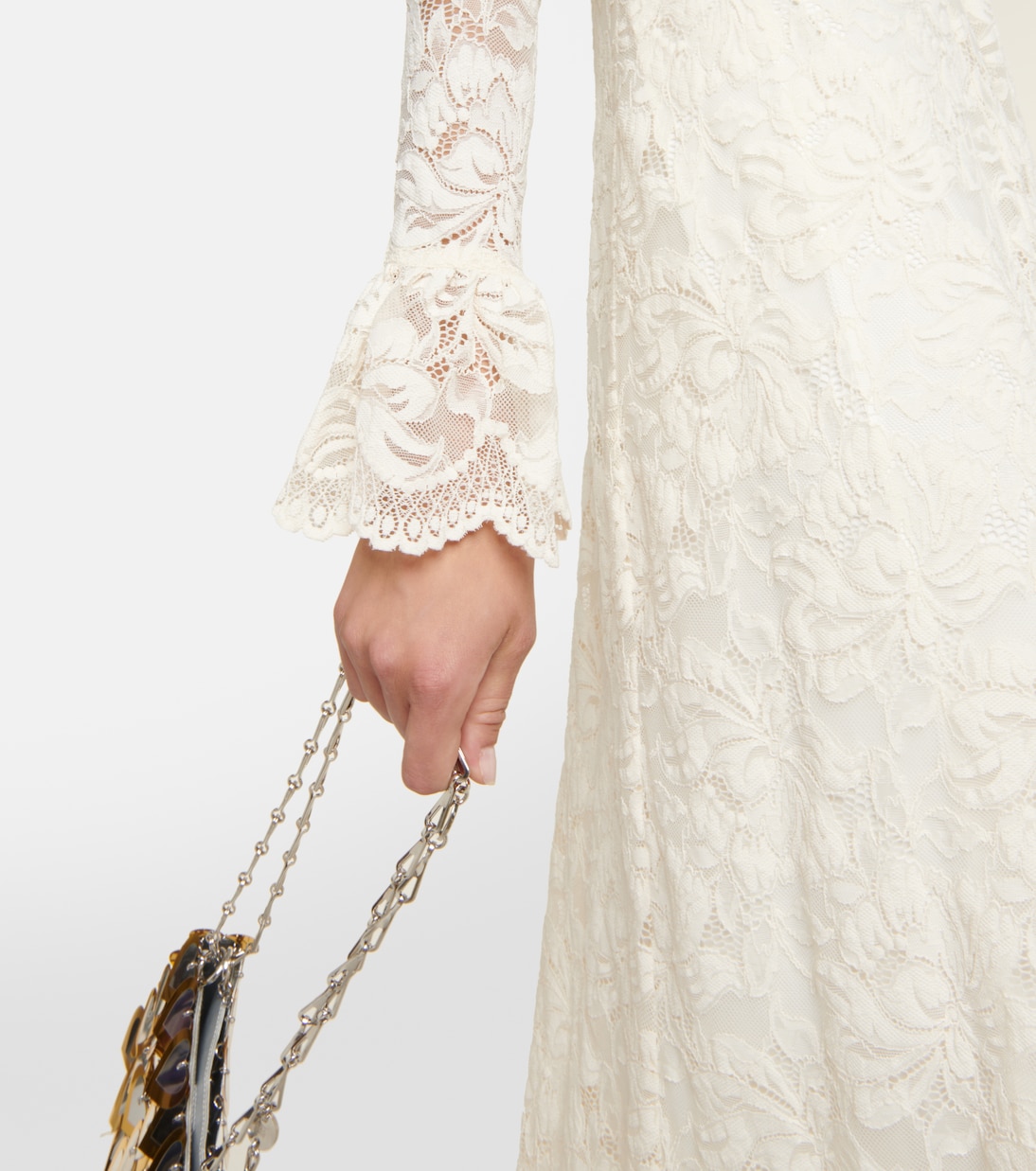 Maxikleid aus Spitze | Rabanne