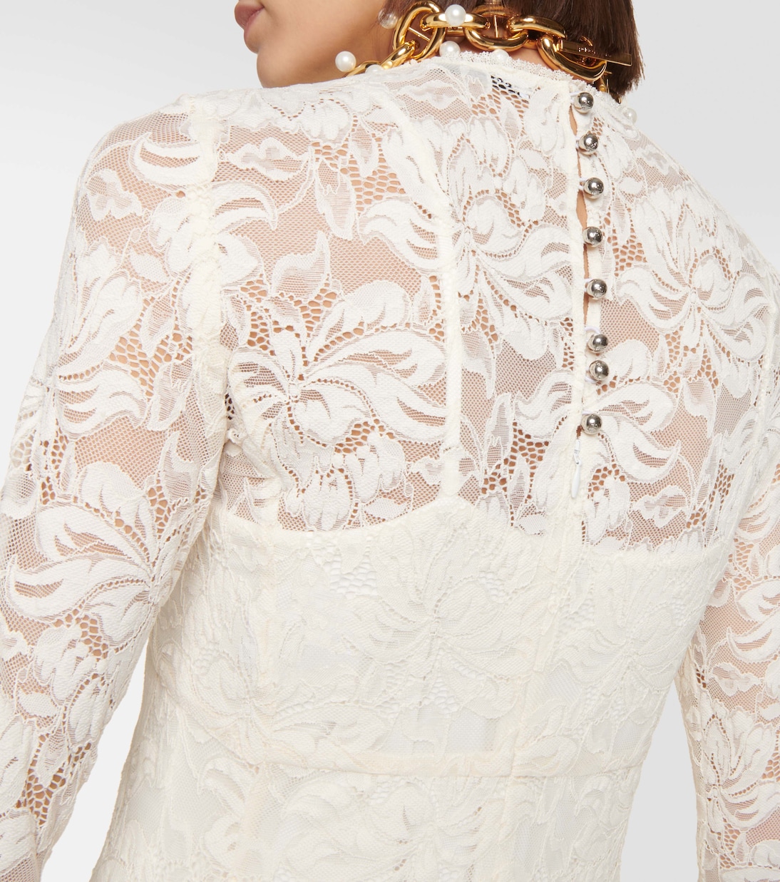 Maxikleid aus Spitze | Rabanne