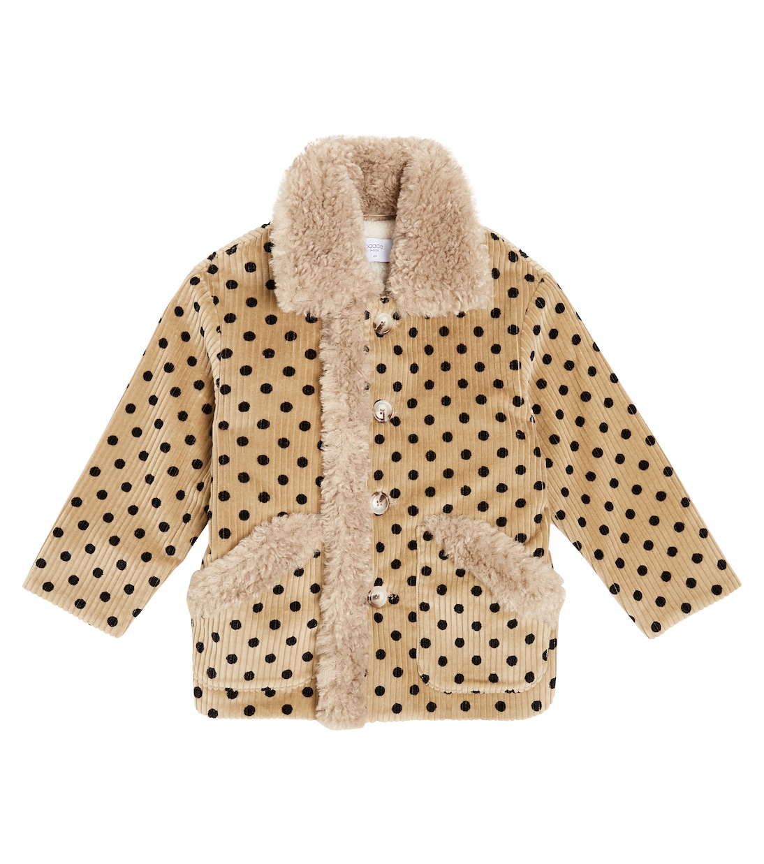 Blazer de pana de algodón con lunares | Paade Mode