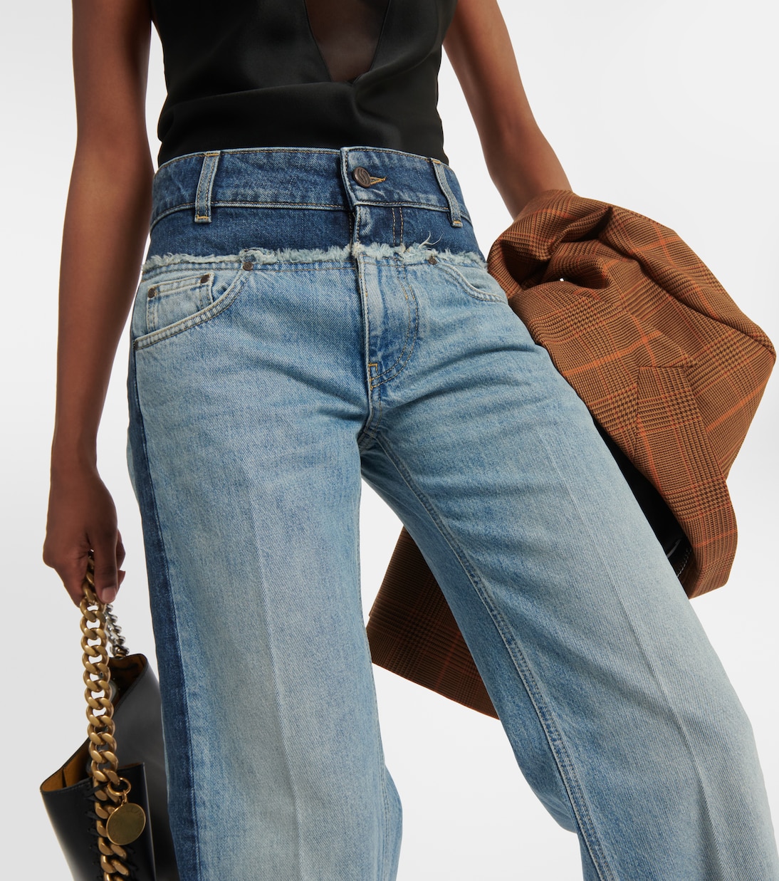 Jeans a vita alta e gamba larga | Stella McCartney