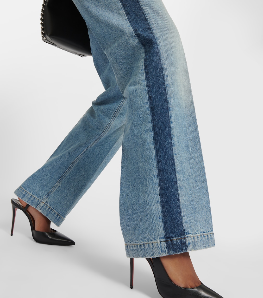 Jeans a vita alta e gamba larga | Stella McCartney