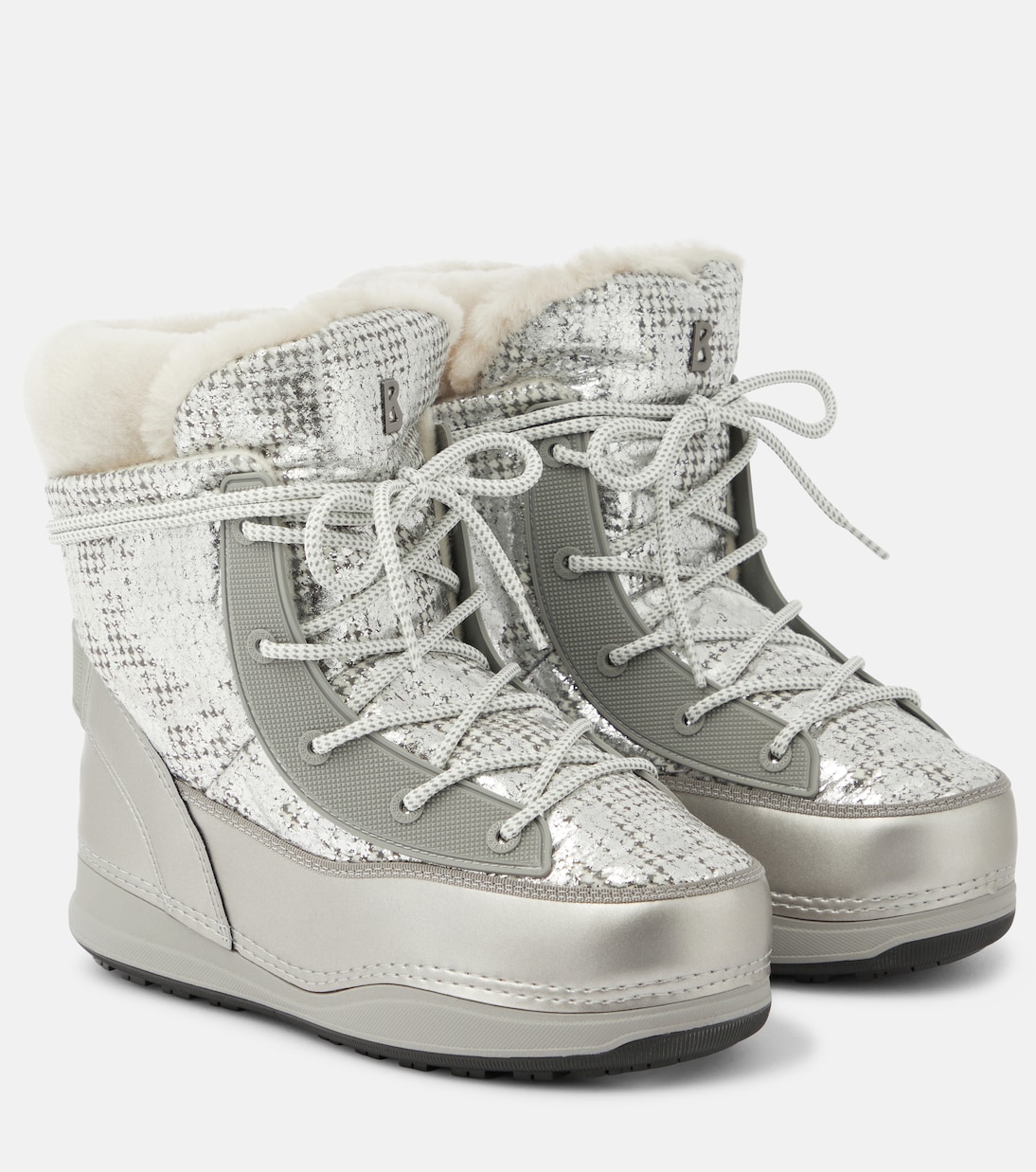 Verbier metallic faux leather snow boots | Bogner