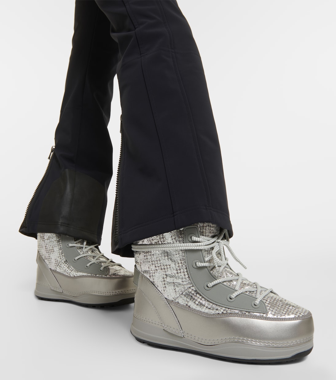Verbier metallic faux leather snow boots | Bogner