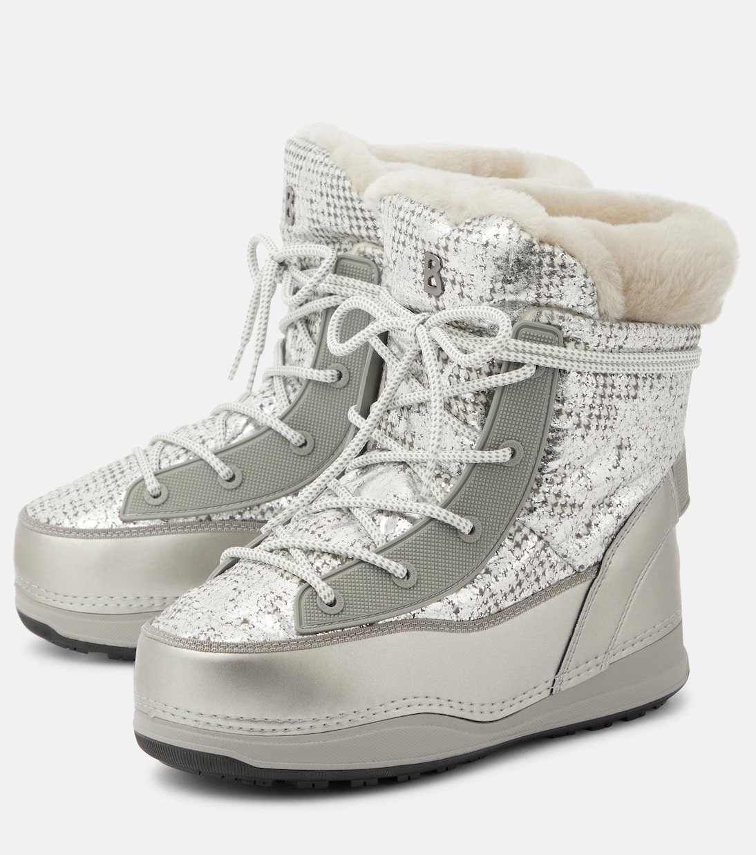 Verbier metallic faux leather snow boots | Bogner