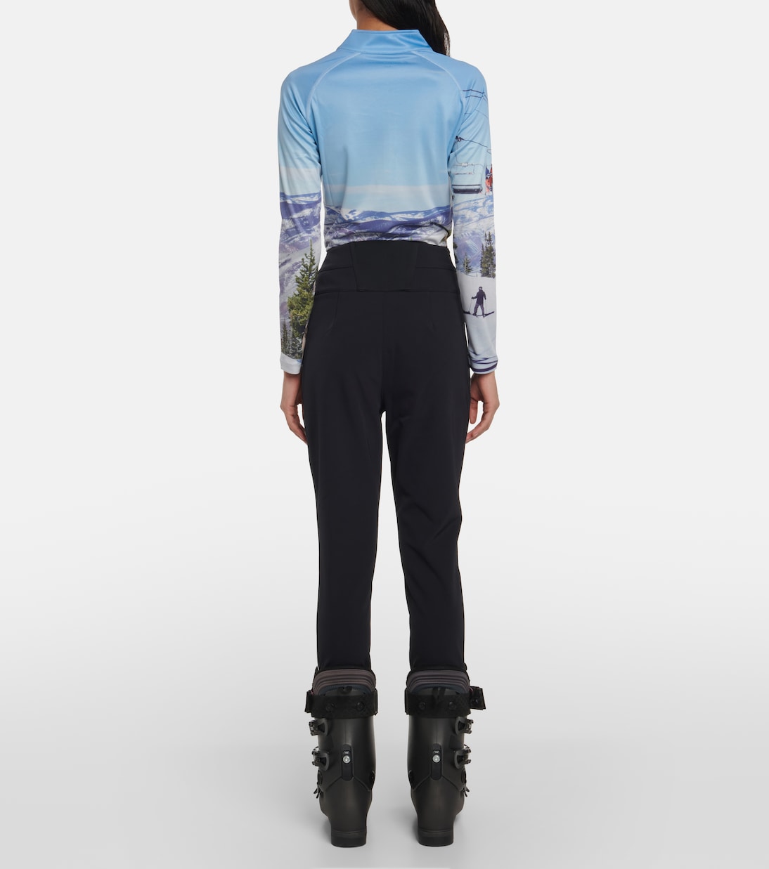 Pantaloni da sci Aurora con staffe a vita alta | Perfect Moment