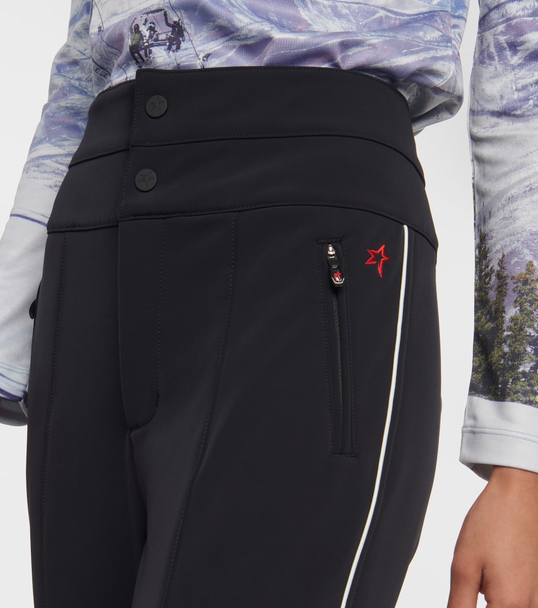 Pantaloni da sci Aurora con staffe a vita alta | Perfect Moment