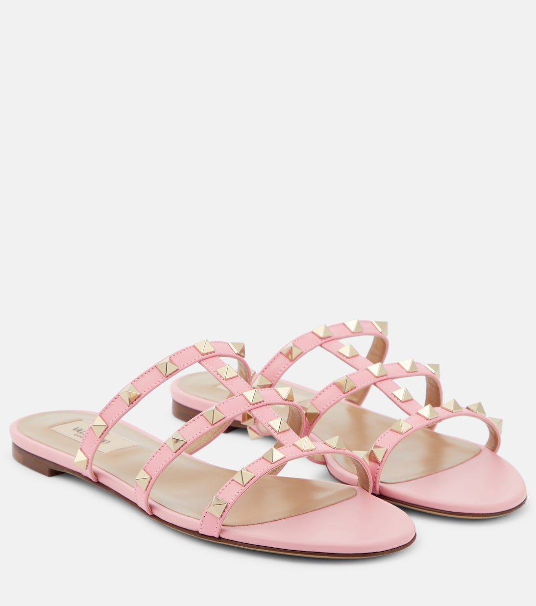 Sandalen Rockstud aus Leder | Valentino Garavani