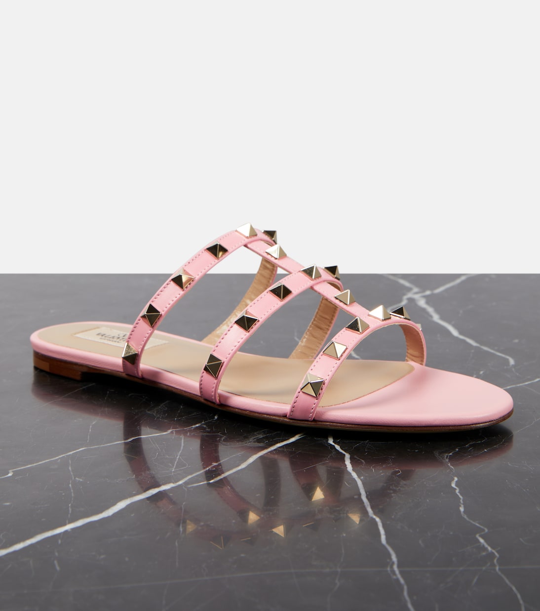 Sandalen Rockstud aus Leder | Valentino Garavani