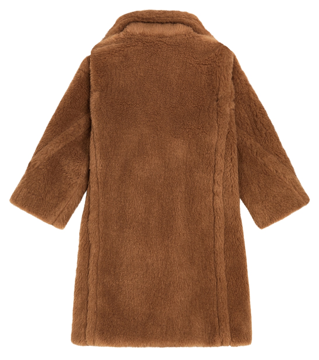 Cappotto Teddy Bear Icon in cammello e seta | Max Mara Kids