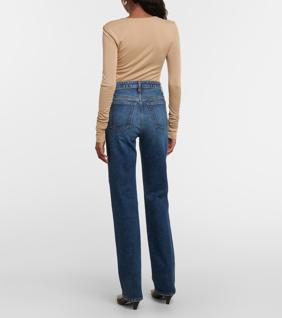 Jeans slim Danielle de tiro alto | Khaite