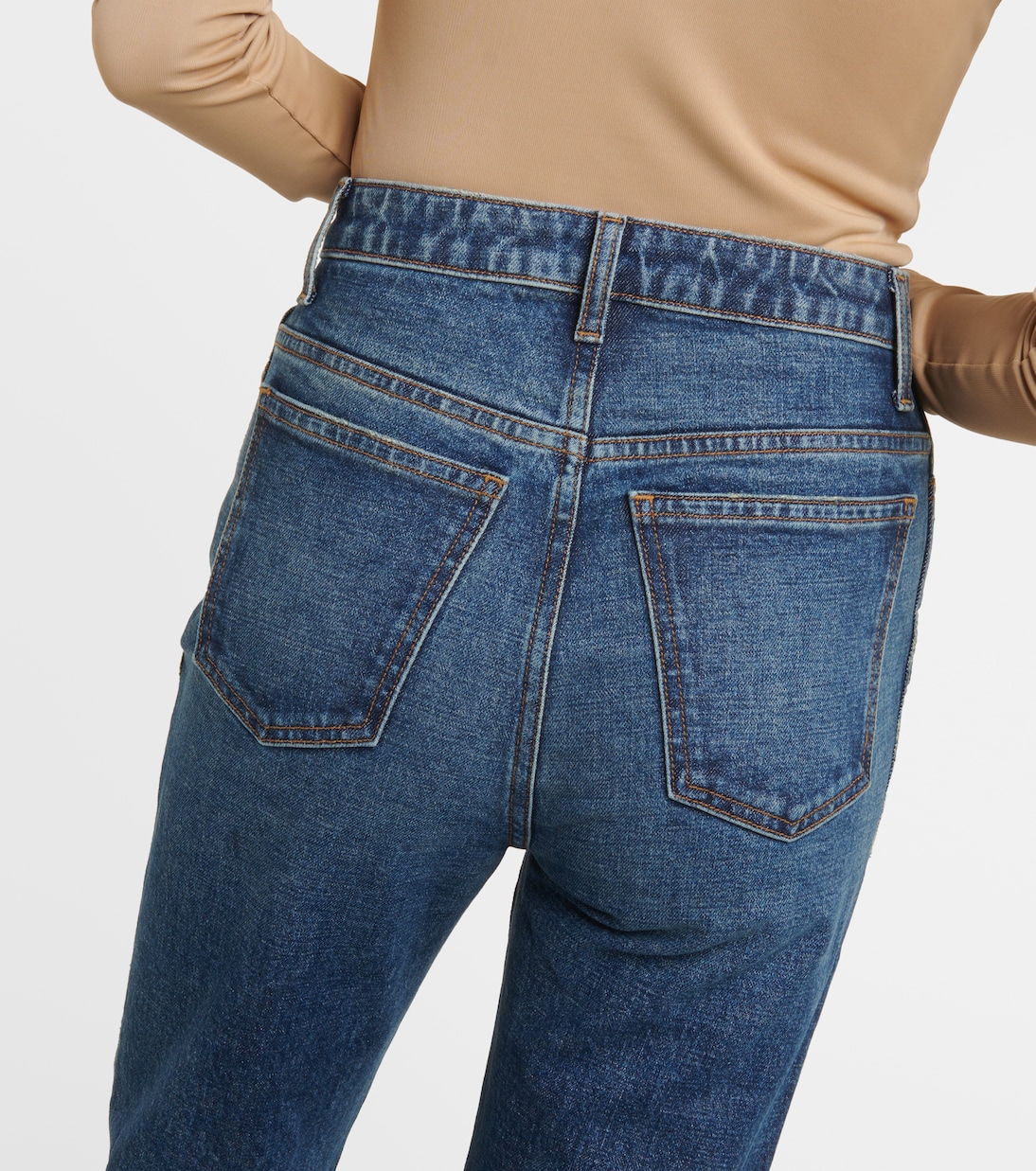 Jeans slim Danielle de tiro alto | Khaite
