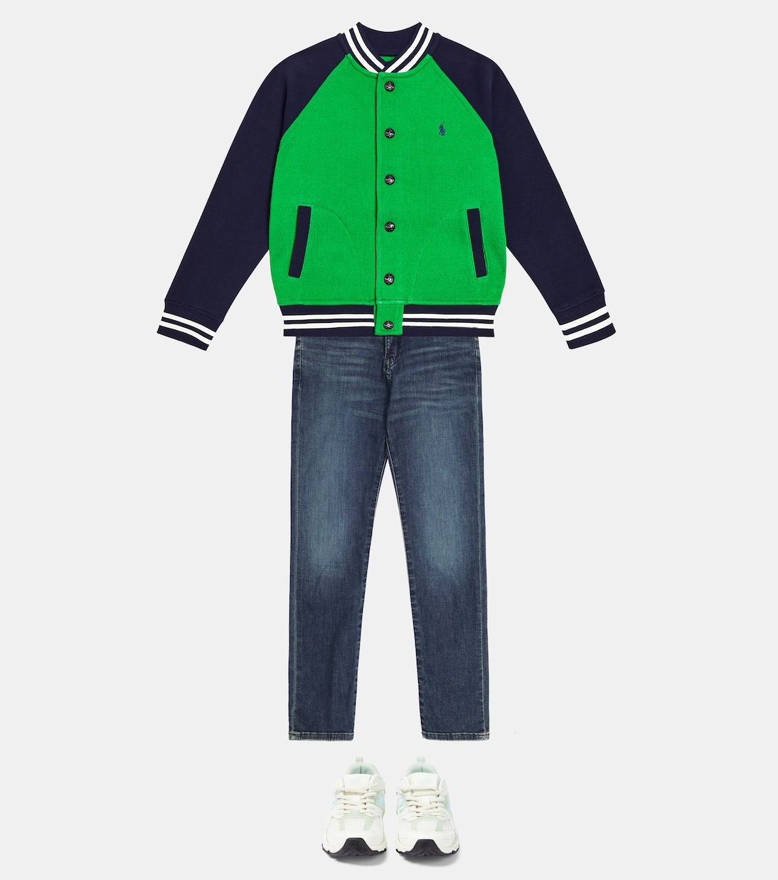 Chaqueta varsity de mezcla de algodón | Polo Ralph Lauren Kids