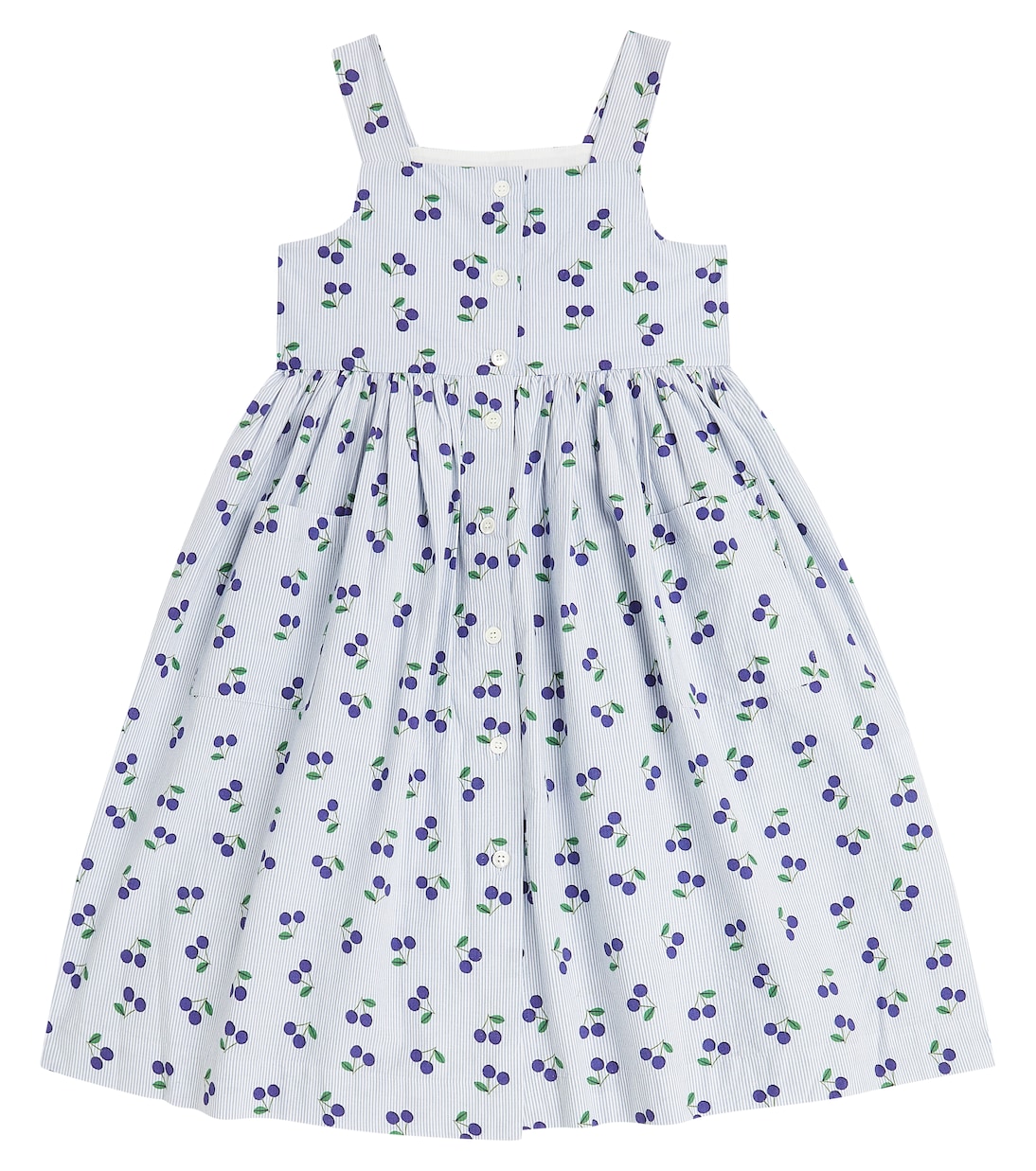 Laly printed cotton dress | Bonpoint