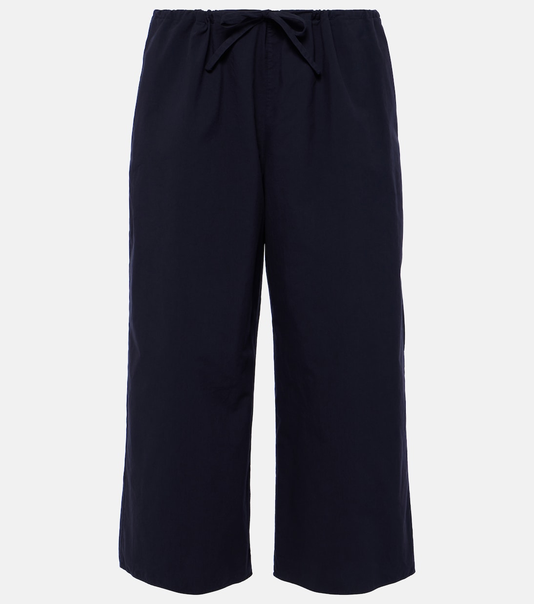Weite Cropped-Hose Jubin aus Popeline | The Row