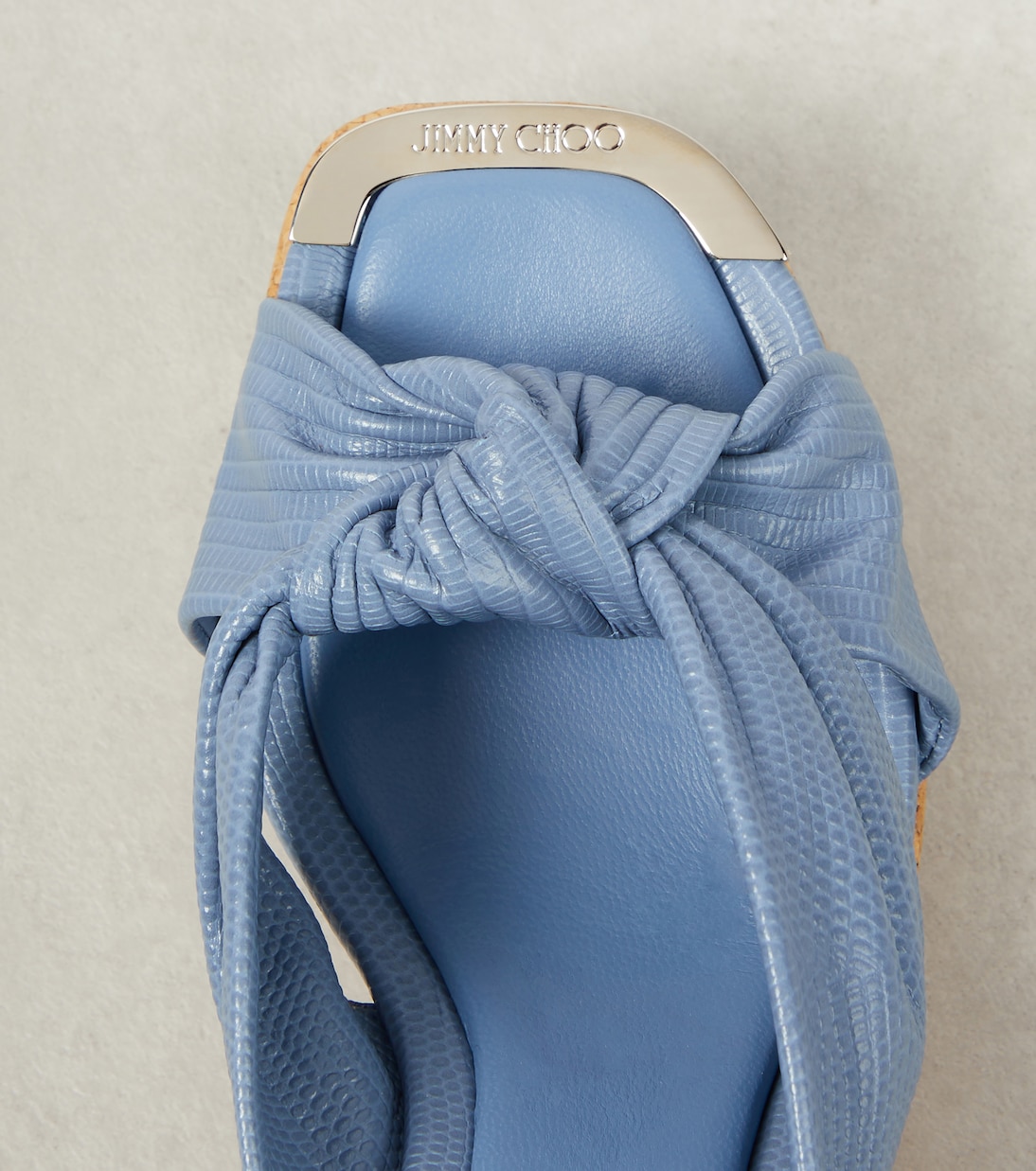 Avenue croc-effect leather wedges | Jimmy Choo