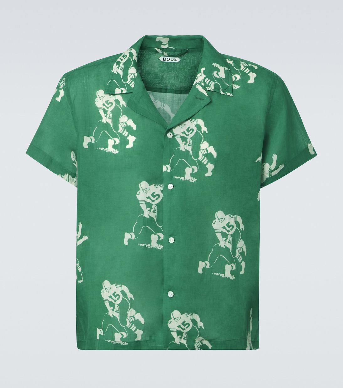 Chemise Football Silhouette en lin | Bode