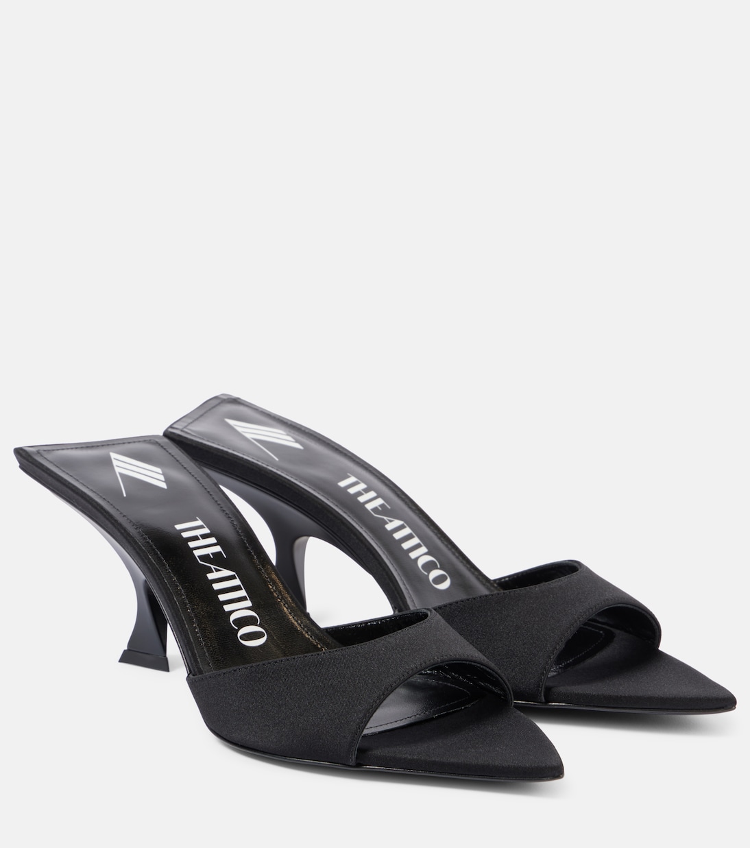 Mules Bes en satin | The Attico