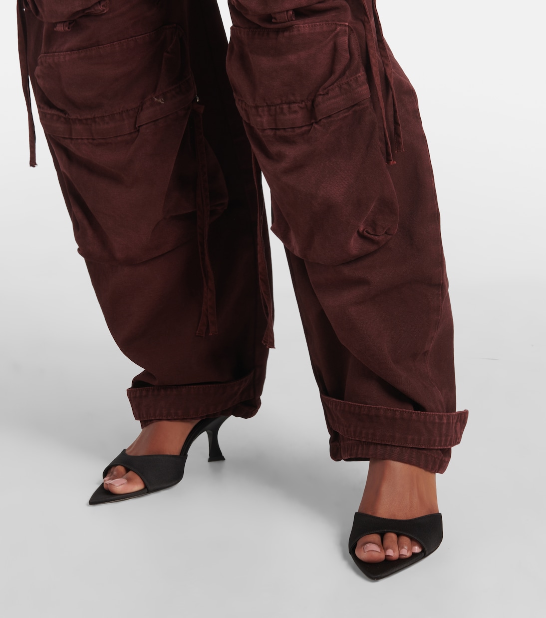 Mules Bes en satin | The Attico