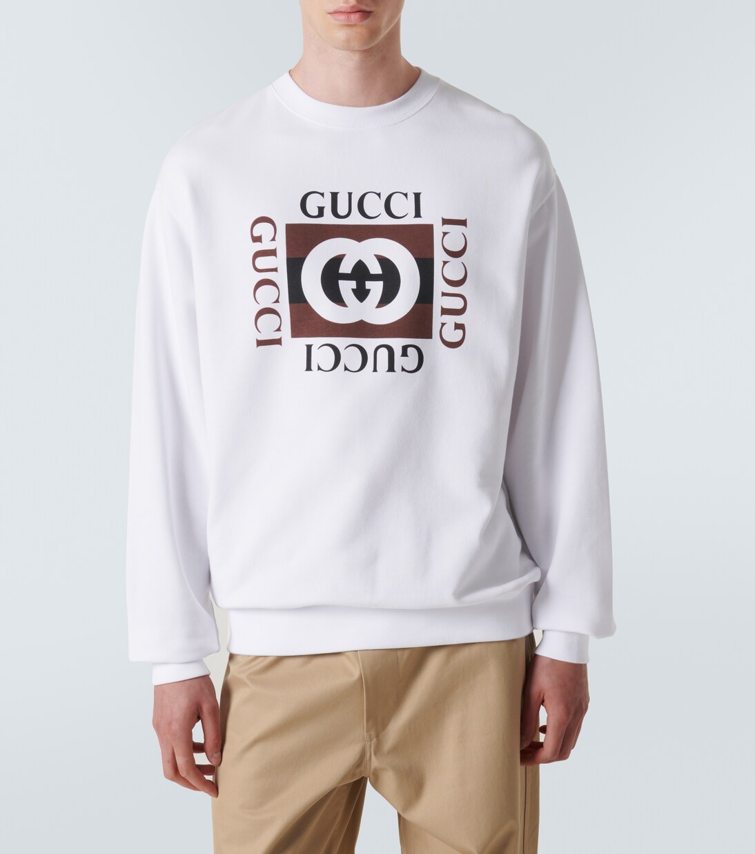 Sudadera de jersey de algodón con logo | Gucci