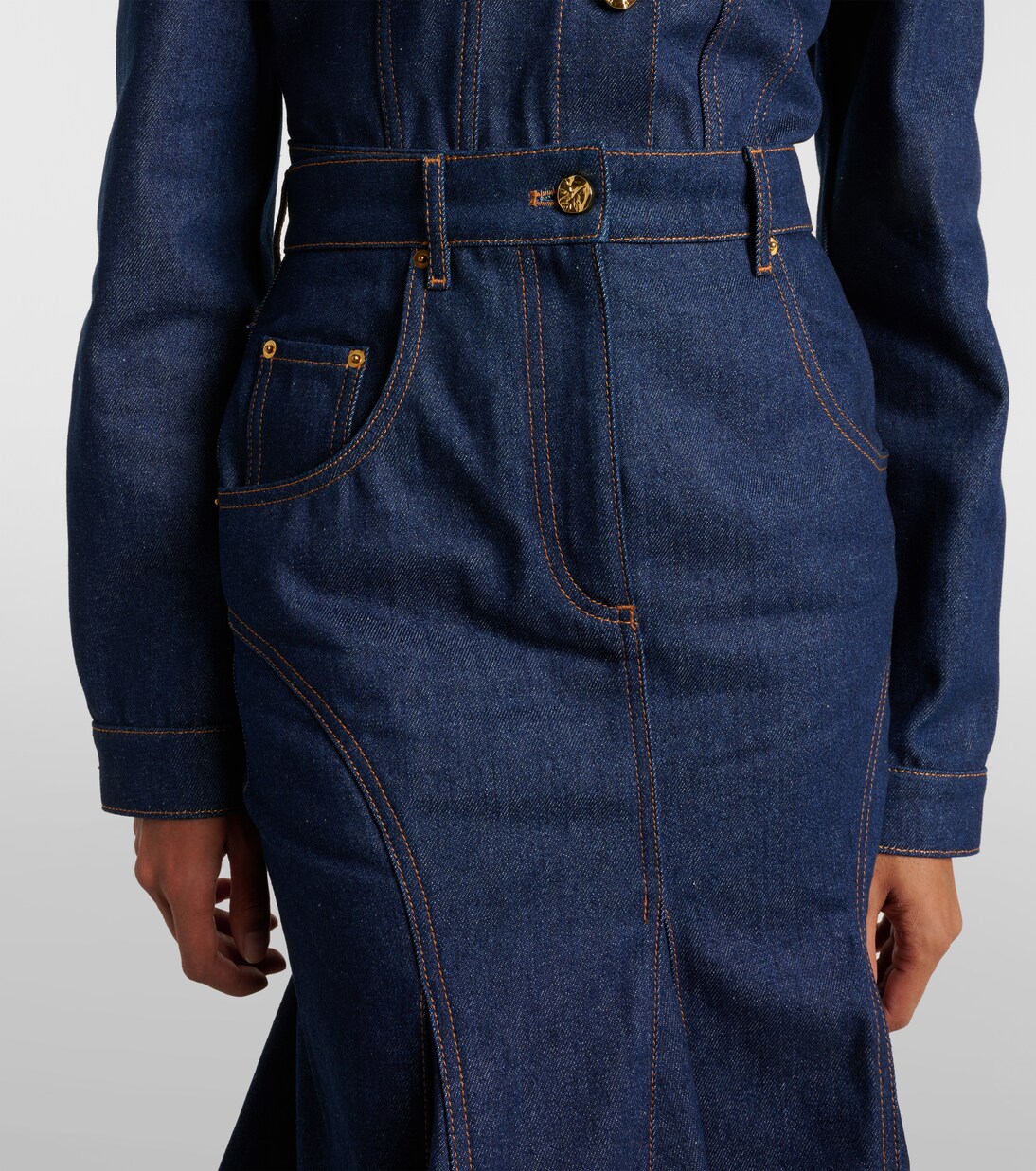 Gonna midi di jeans | Nina Ricci
