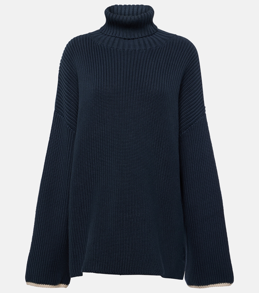 Jersey de cuello alto de algodón | Brunello Cucinelli
