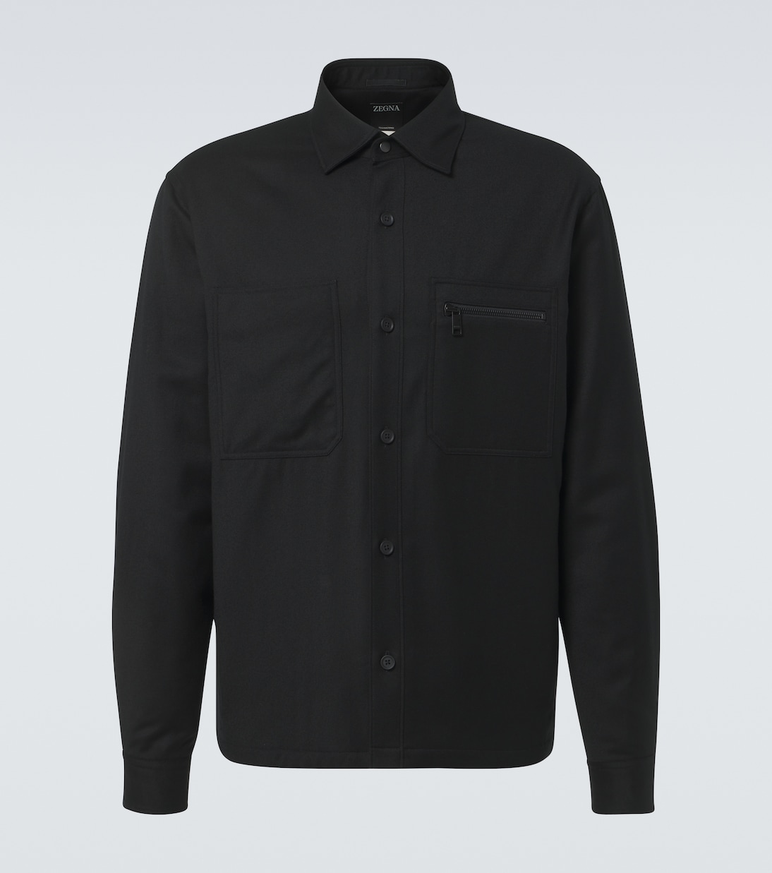 Hemdjacke aus Wolle | Zegna
