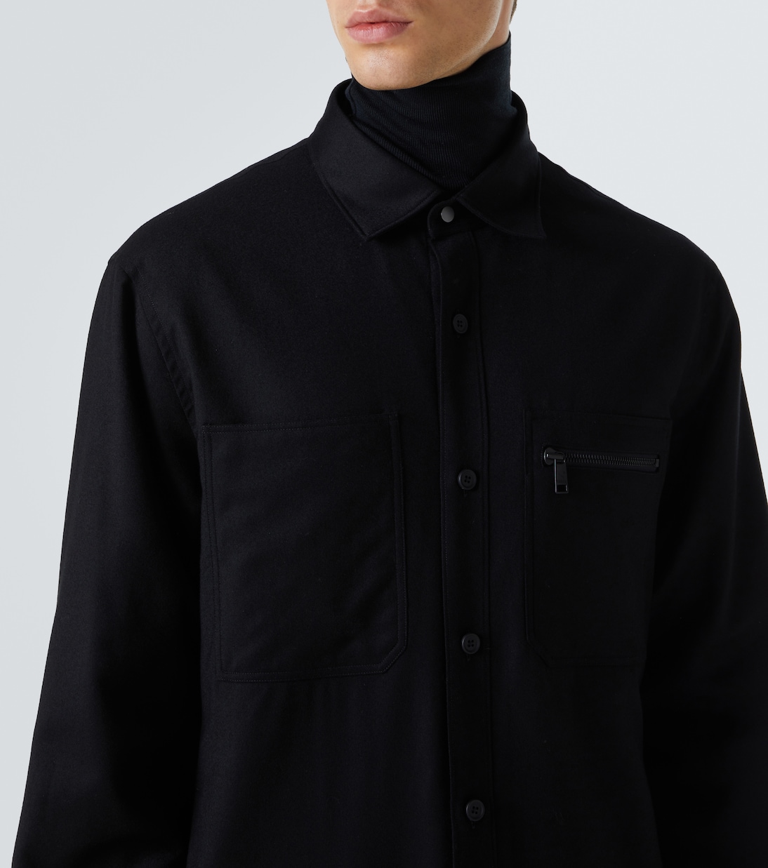 Hemdjacke aus Wolle | Zegna