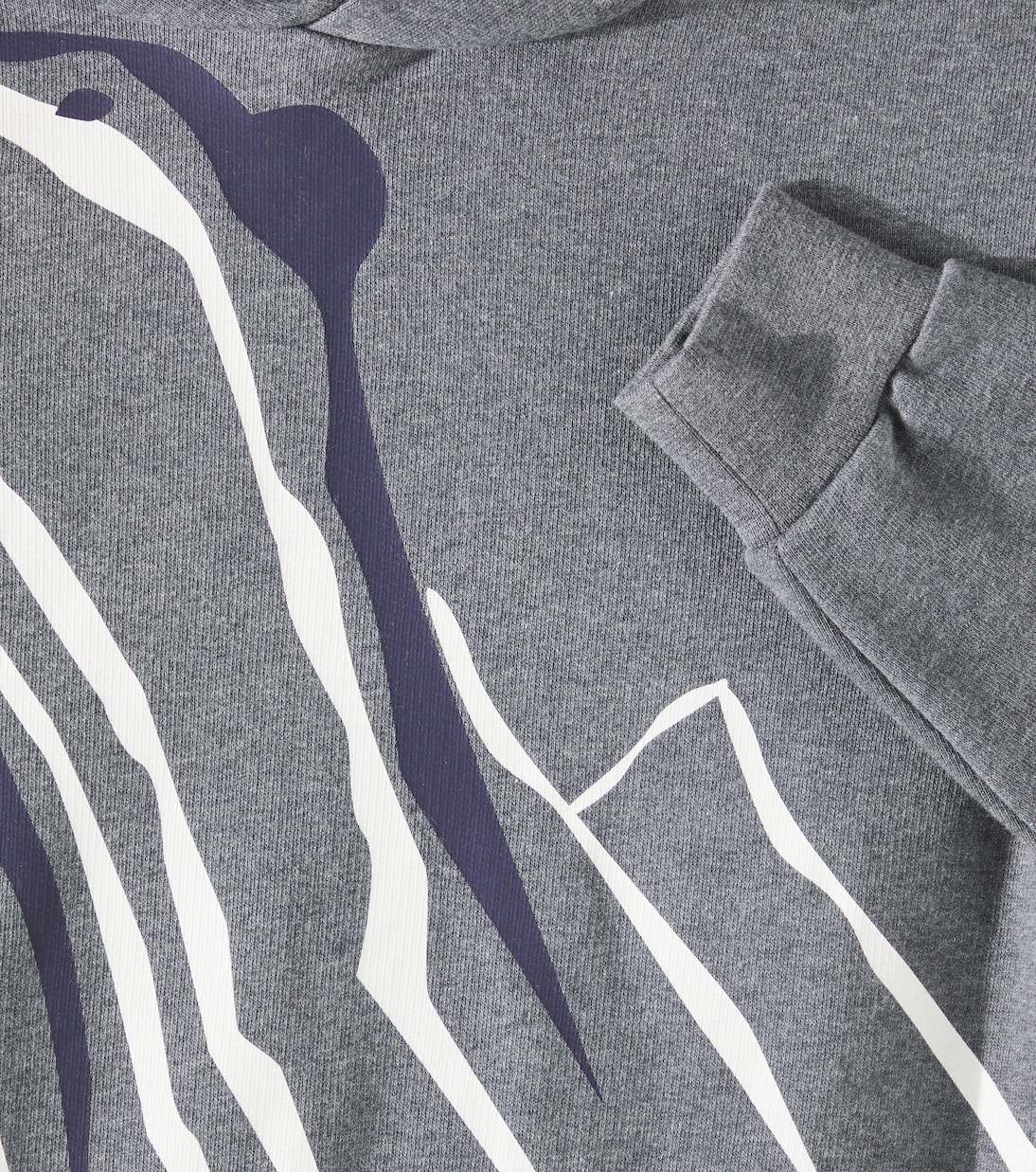 Sudadera de jersey de algodón estampada | Il Gufo