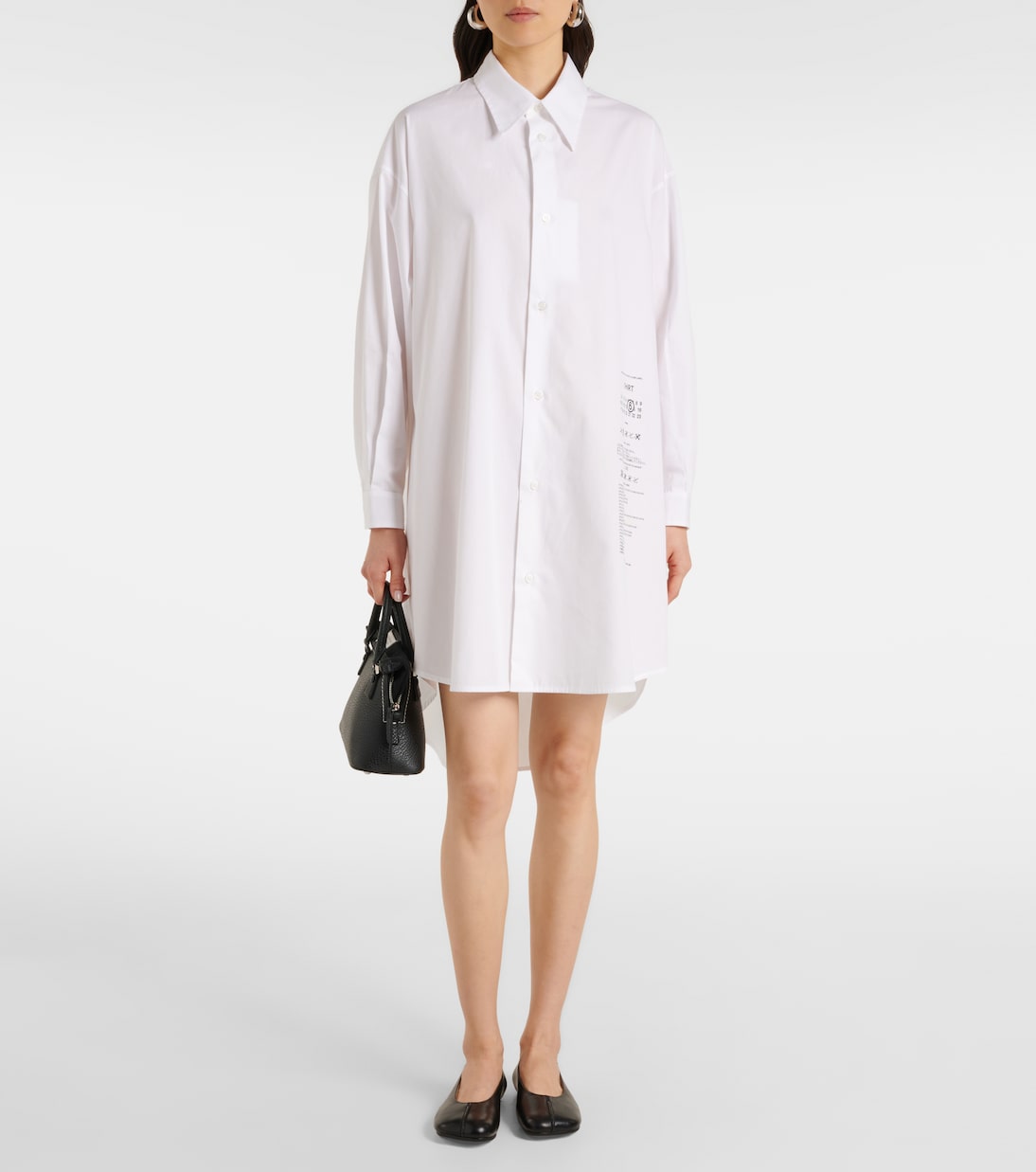 Robe chemise en coton | MM6 Maison Margiela