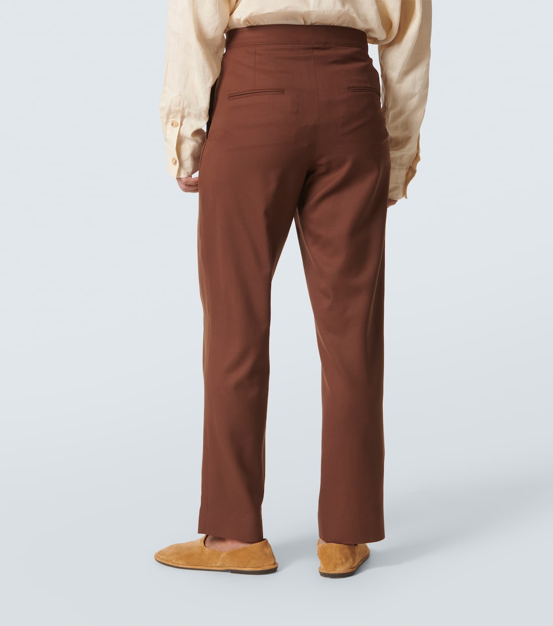 Pantalones rectos de lana | King & Tuckfield