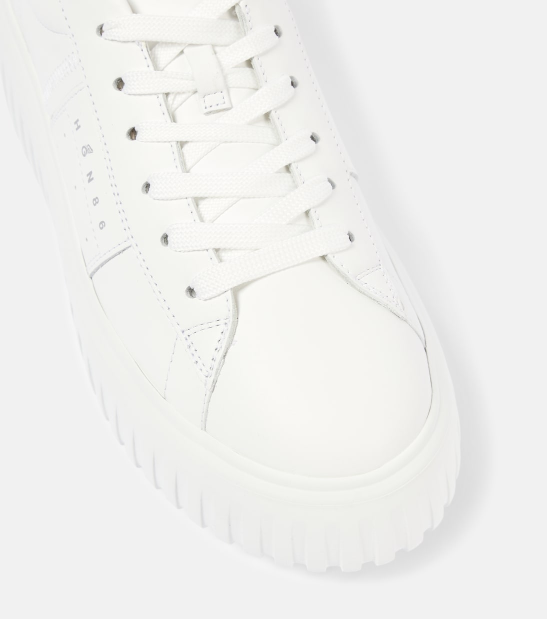 H-Stripes leather platform sneakers | Hogan