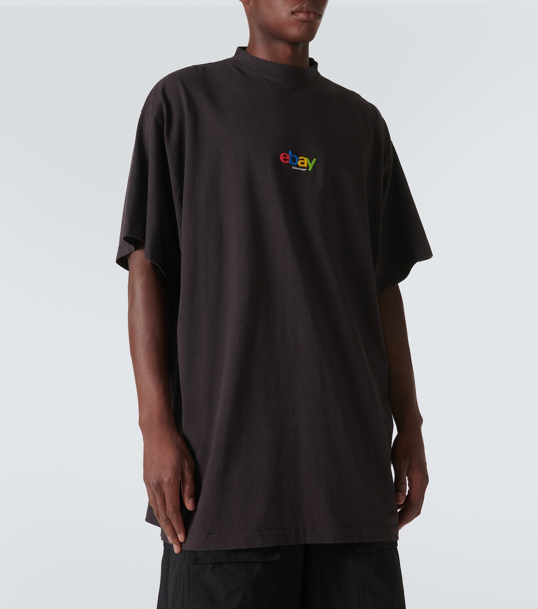 T-shirt oversize imprimé en coton | Balenciaga
