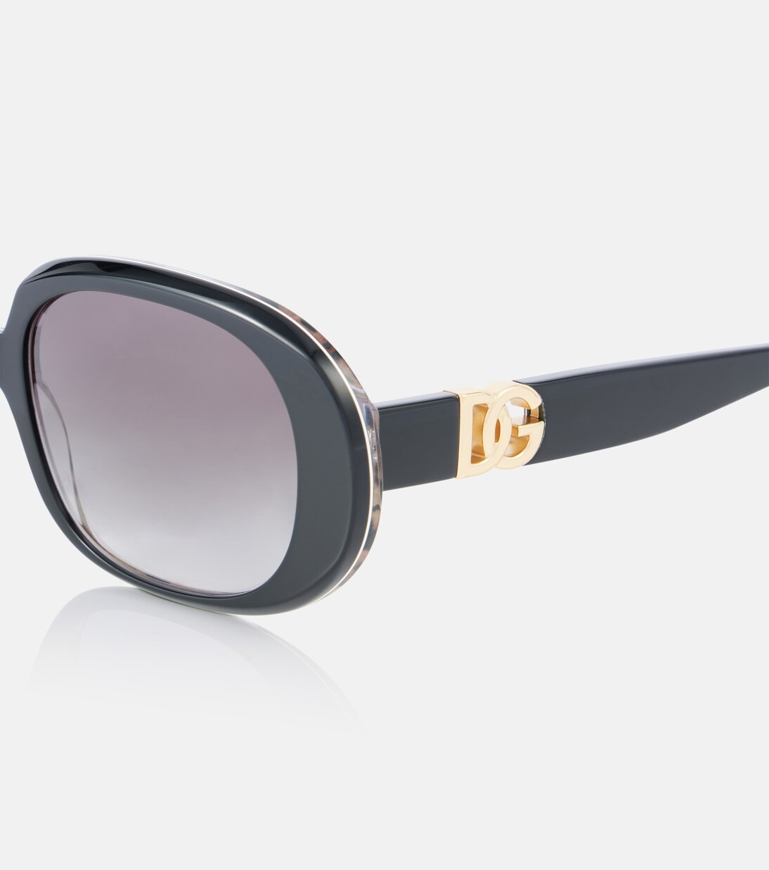 Occhiali da sole tondi D&G con stampa leopardo, stile Allure per giovani trendsetter