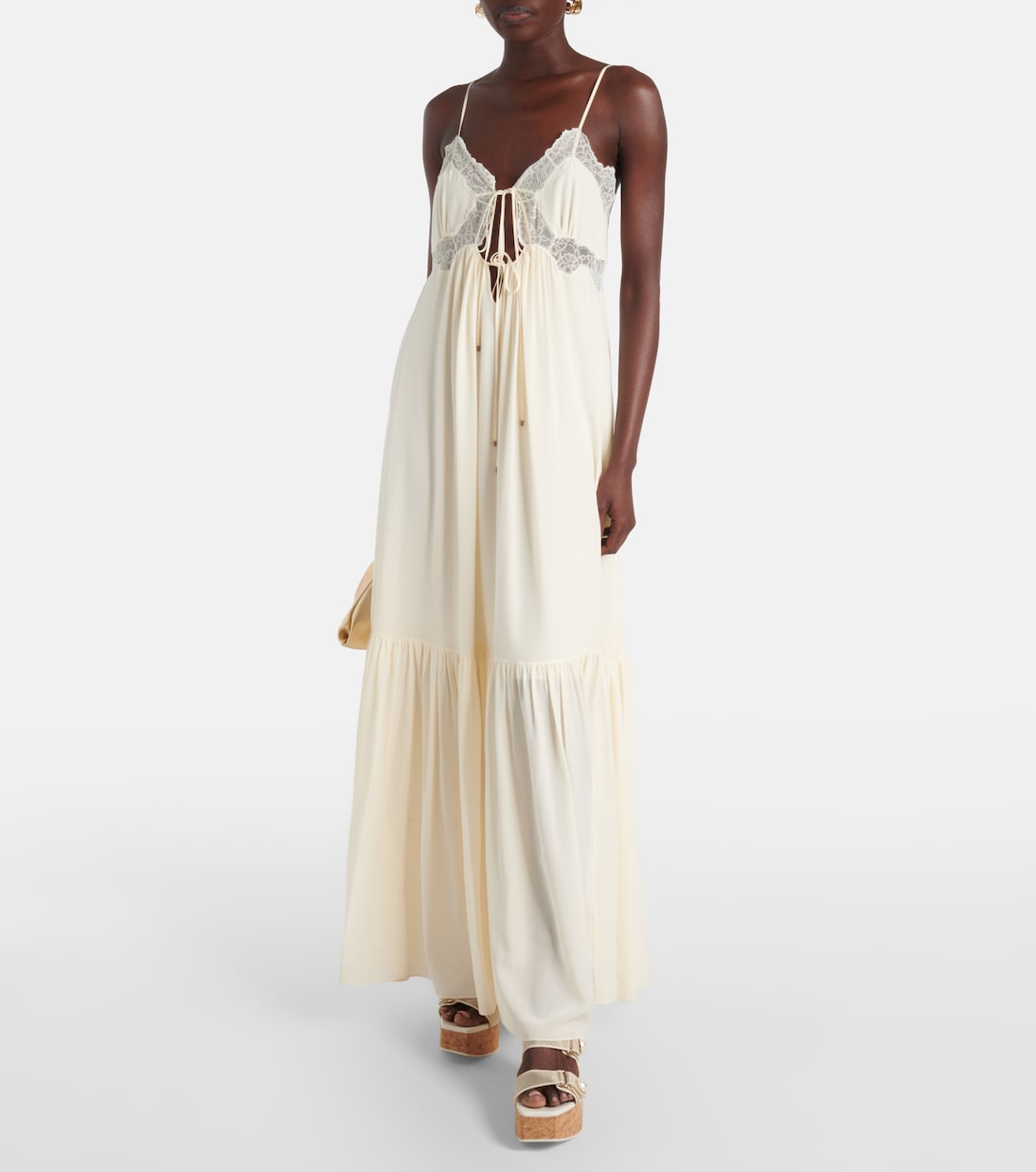 JIMMY CHOO Fayence 95 sandali con plateau per un look giovane e alla moda