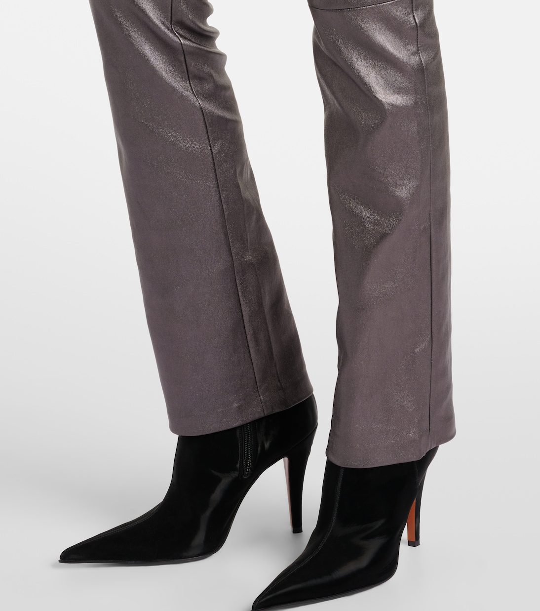 Pantalones flared JP Long de piel | Stouls