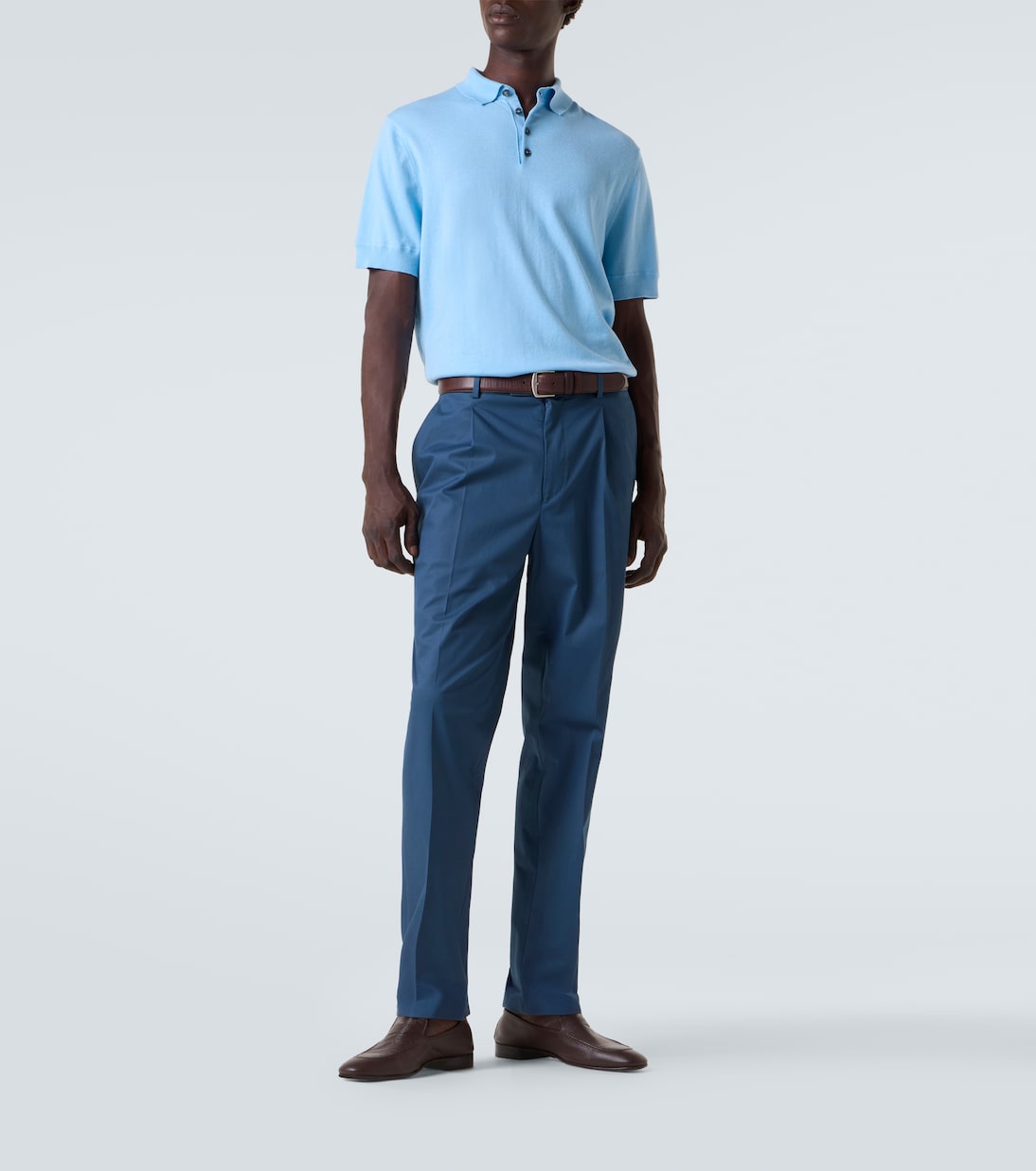 Pantalones rectos de algodón | Zegna