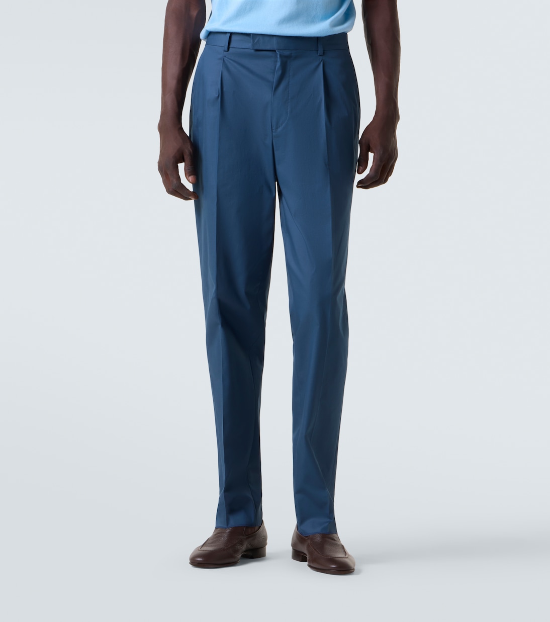 Pantalones rectos de algodón | Zegna