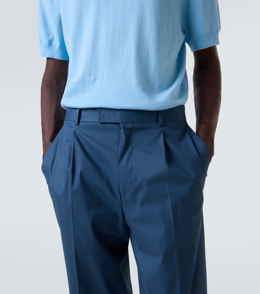 Pantalones rectos de algodón | Zegna