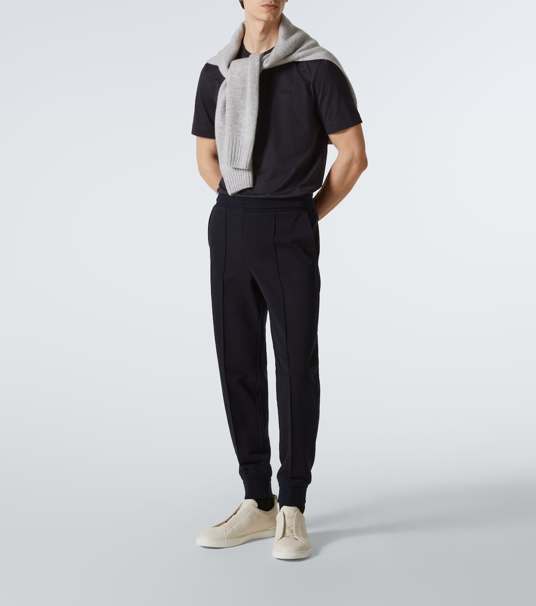 Pantalones deportivos de mezcla de algodón | Zegna