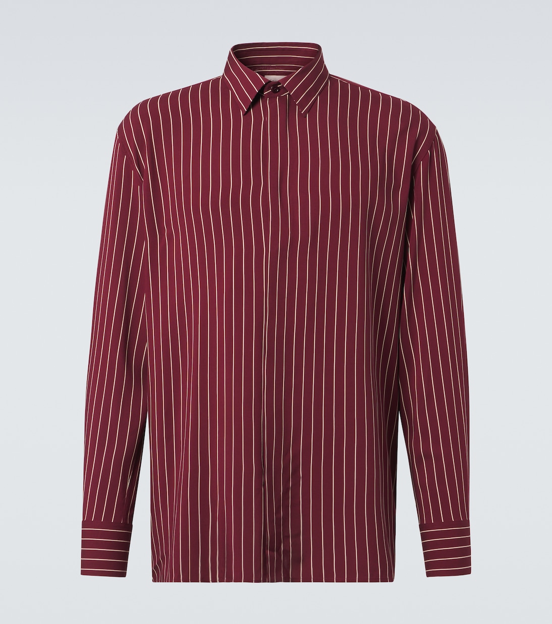 Camicia a righe con fiocco | Saint Laurent