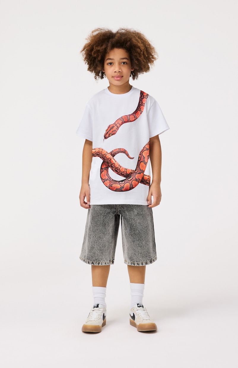 Camiseta en jersey de algodón estampada | Molo