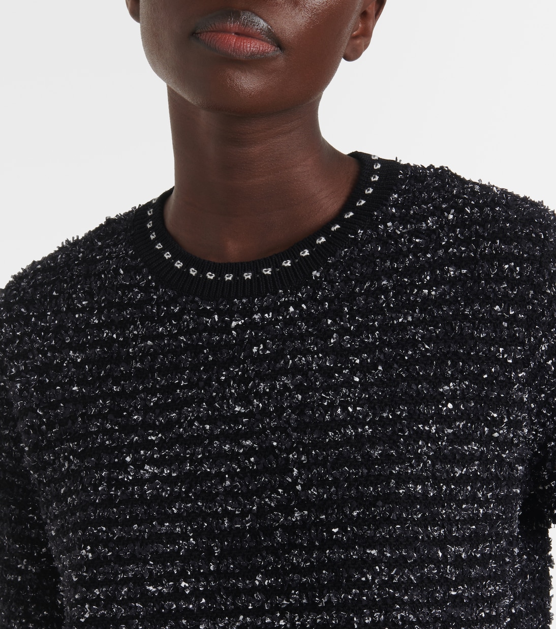 Abito corto in tweed di misto cotone | Thom Browne