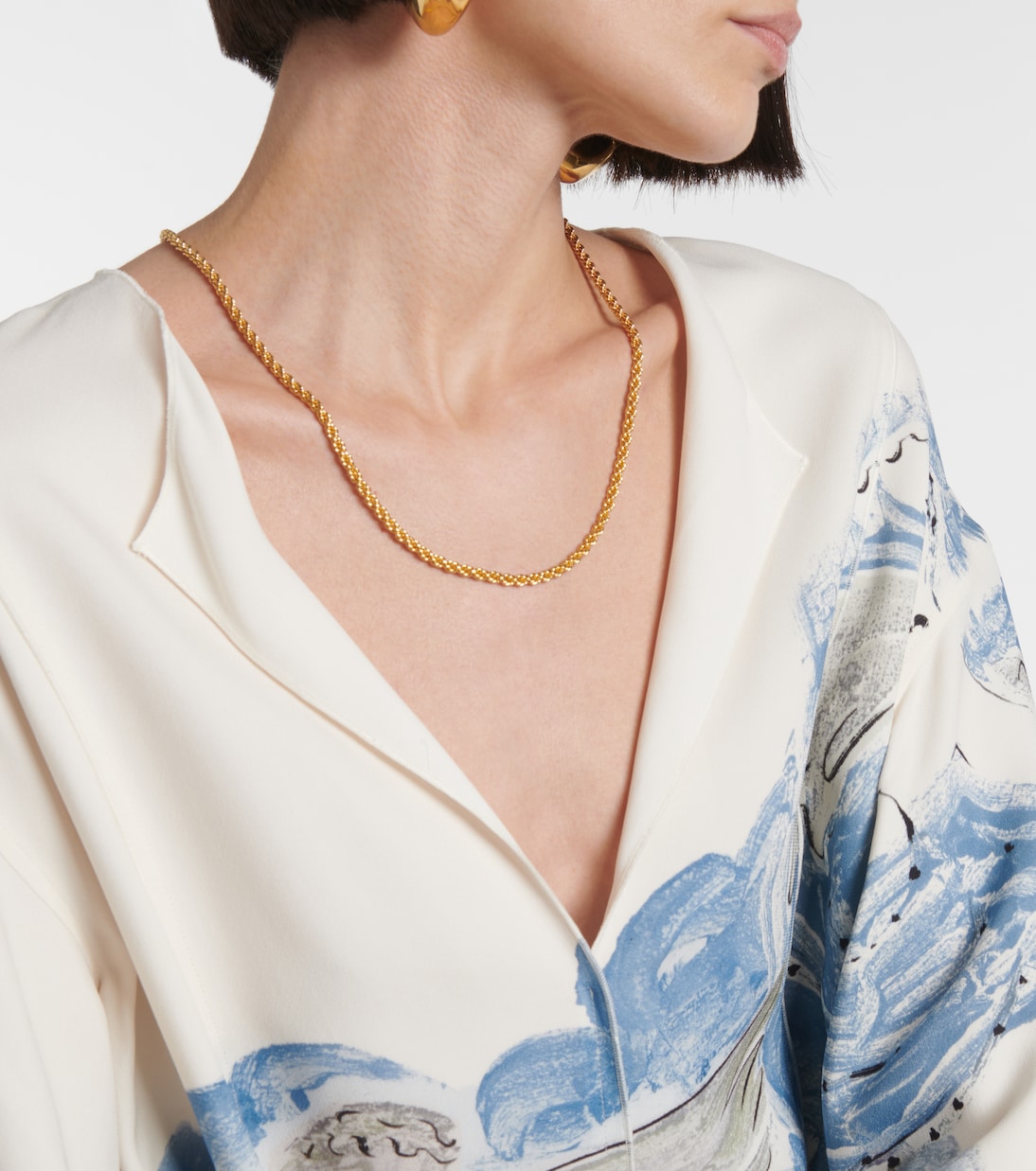 Bedrucktes Midikleid Poppy aus Seide | Altuzarra