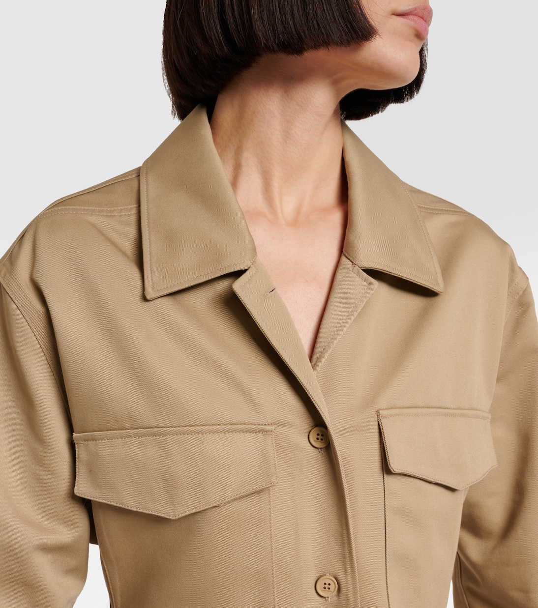 Hemd aus Woll-Gabardine | Courrèges
