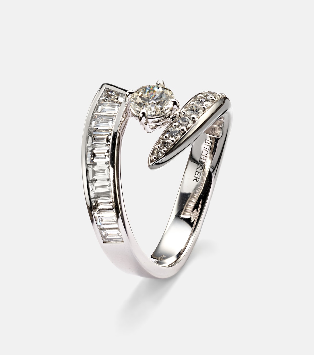Anello Inner Fire in oro bianco 18kt con diamanti | Bucherer Fine Jewellery
