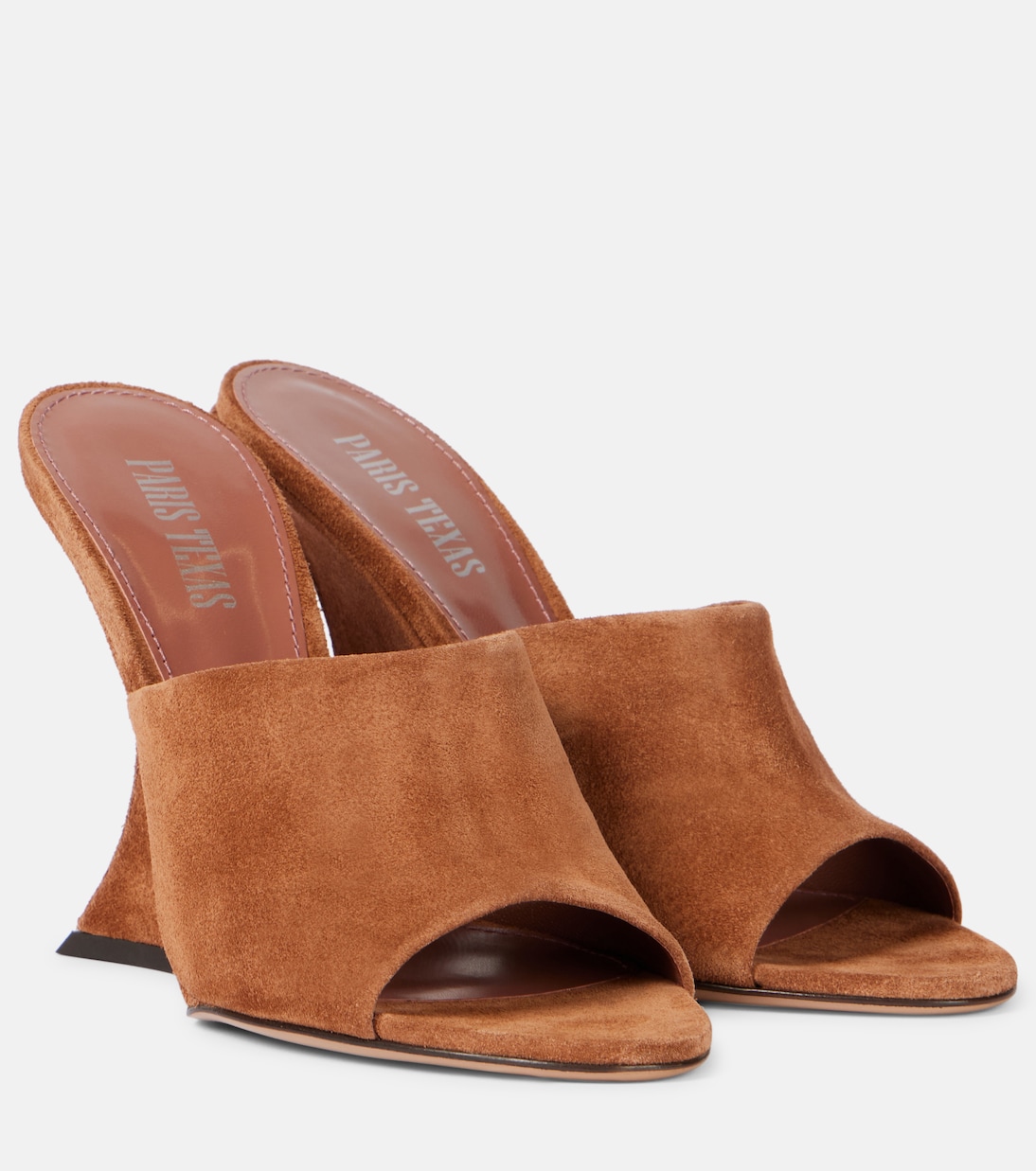 Scarpe a zeppa in ecopelle stile Paris Texas per giovani trendy
