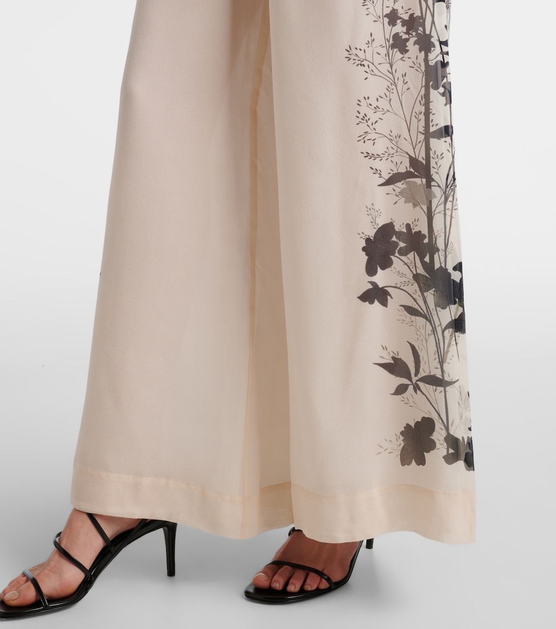 Printed silk palazzo pants | La DoubleJ