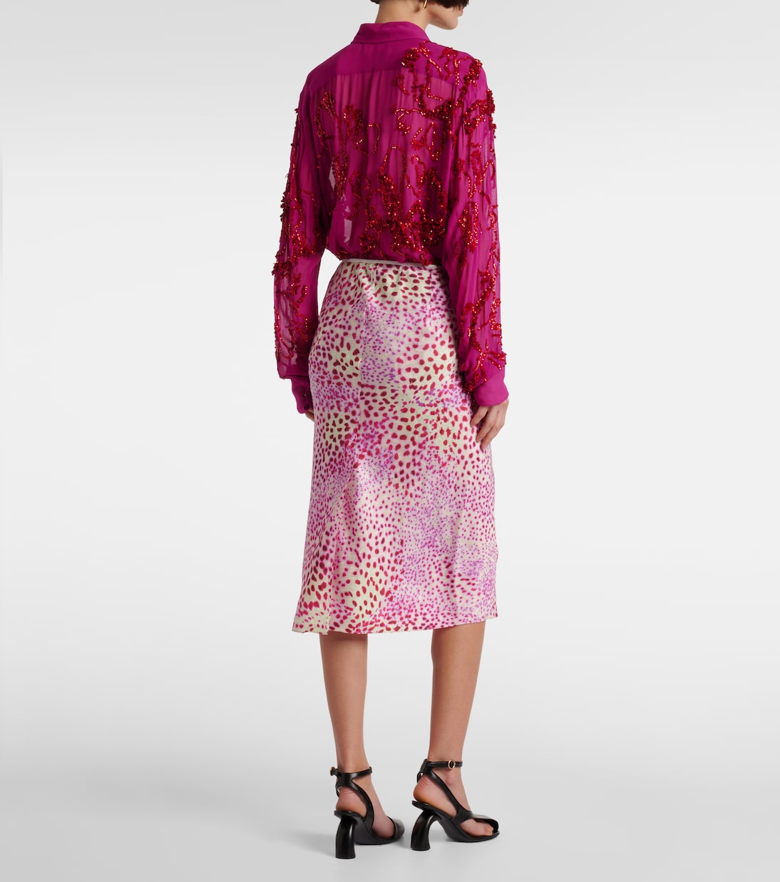 Gonna midi con stampa | Dries Van Noten